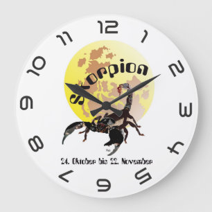 scorpion clock