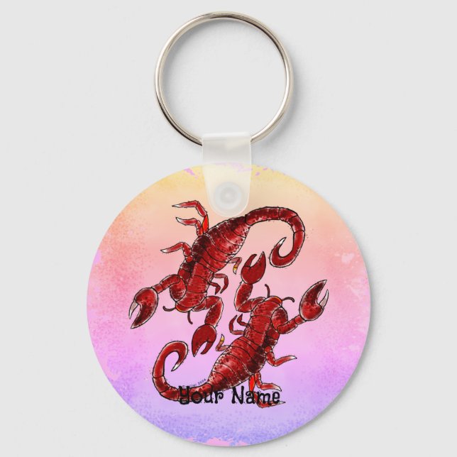 Scorpion Dance  Key Ring (Front)