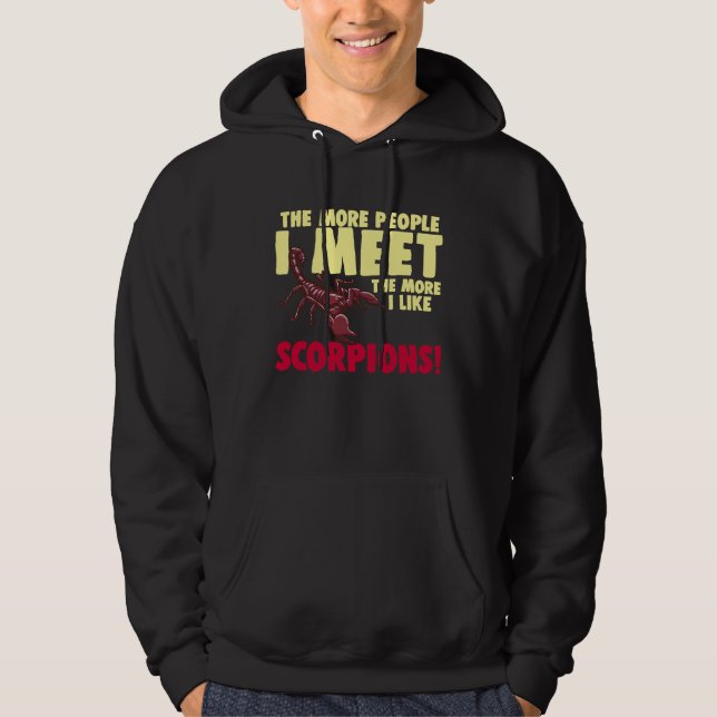 Scorpion Design for Scorpion Owners Hoodie (Front)