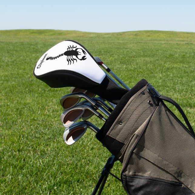 Scorpion Design Golf Head Cover (In Situ)