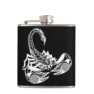 scorpion hip flask