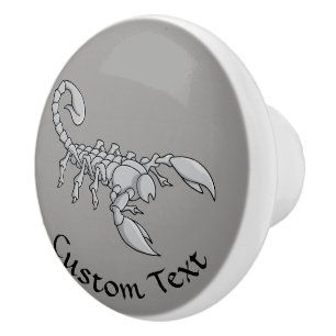 Scorpion Icon Ceramic Knob