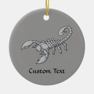 Scorpion Icon Ceramic Tree Decoration