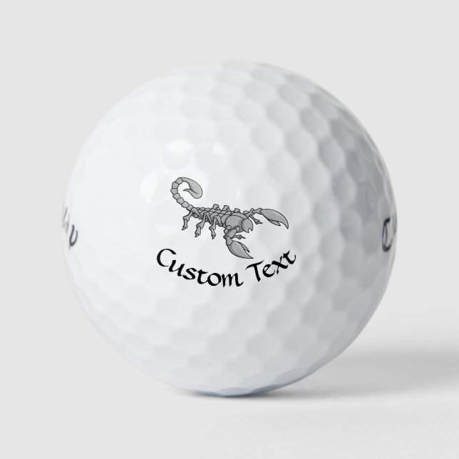Scorpion Icon Golf Balls (Front)