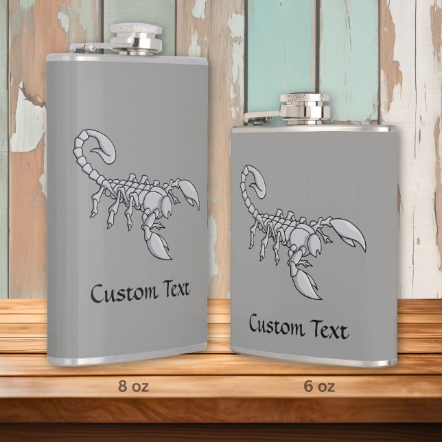 Scorpion Icon Hip Flask (Creator Uploaded)