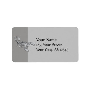 Scorpion Icon Label