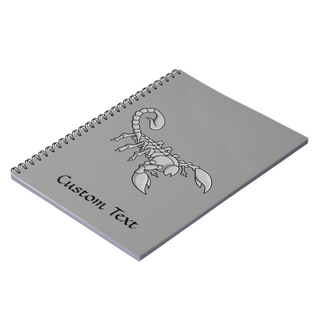 Scorpion Icon Notebook (Left Side)