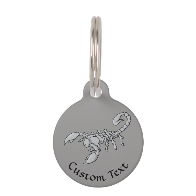 Scorpion Icon Pet Tag (Front)