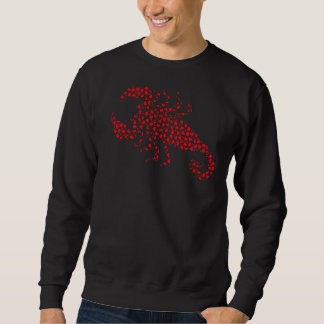 Scorpion Lover Funny Hearts Love Scorpion Valentin Sweatshirt