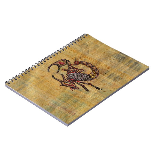 Scorpion Notebook (Left Side)