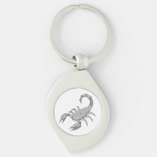 Scorpion origami key ring