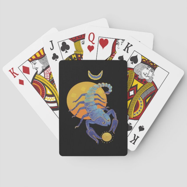 scorpion playing cards (Back)