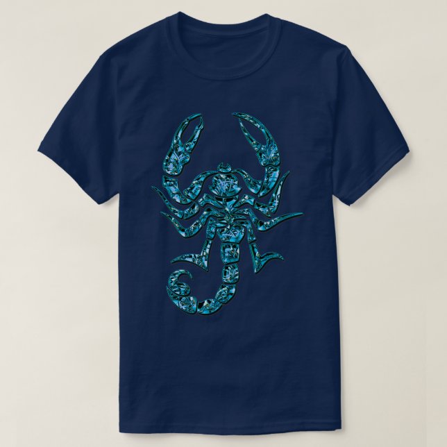 Scorpion Scorpio Tattoo Style  T-Shirt (Design Front)