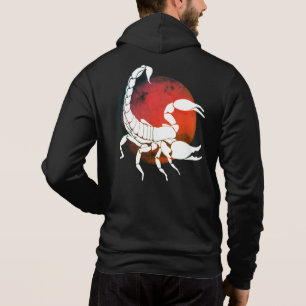 Scorpion Silhouette   Scorpio Zodiac Sign Hoodie