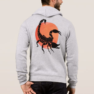 Scorpion Silhouette Scorpio Zodiac Sign Hoodie