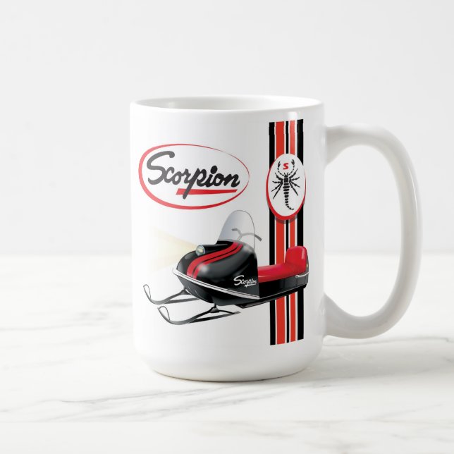 Scorpion snowmobiles coffee mug (Right)