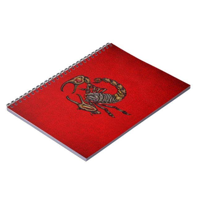 Scorpion Spiral Notebook (Left Side)