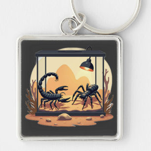 Scorpion Terrarium Habitat Key Ring