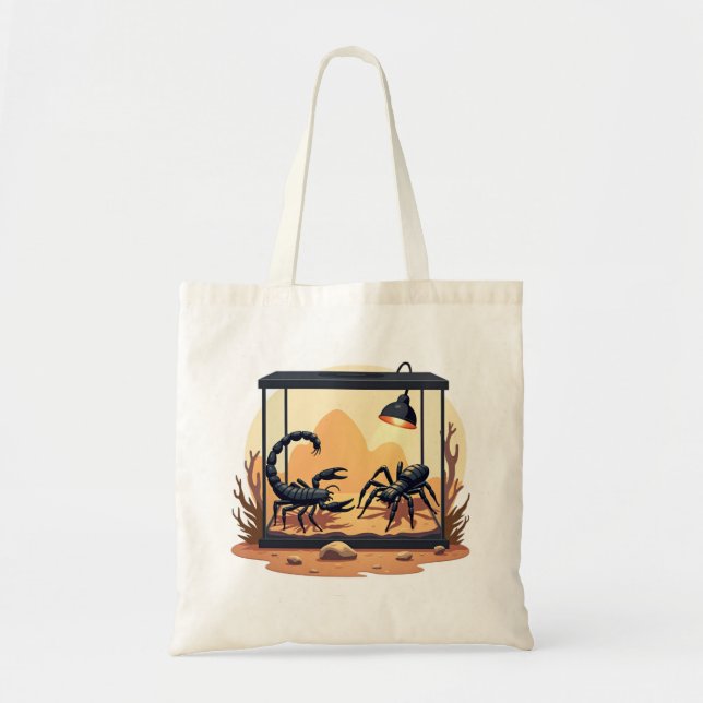 Scorpion Terrarium Habitat Tote Bag (Front)