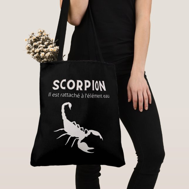 Scorpion Tote Bag (Close Up)