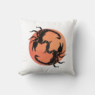 Scorpion Tribal Graphic Design Cushion