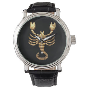 Scorpion Watch – Minimalist Zodiac Timepiece 