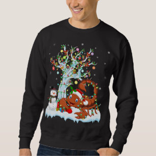 Scorpion Xmas Element Tree Lighting Scorpion Chris Sweatshirt