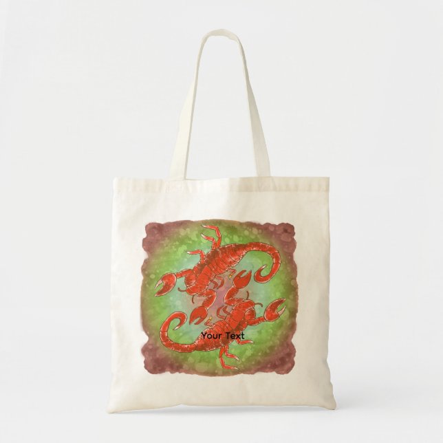 Scorpion Yin Yang  Tote Bag (Front)