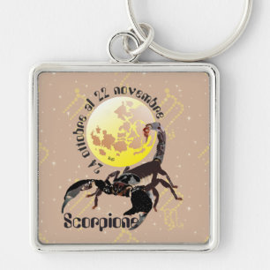 Scorpione 24 ottobre al 22 novembre Portachiavi Key Ring