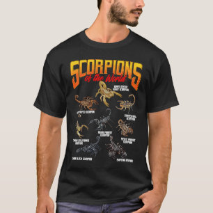 Scorpions Animals of the World Arachnology Animal T-Shirt