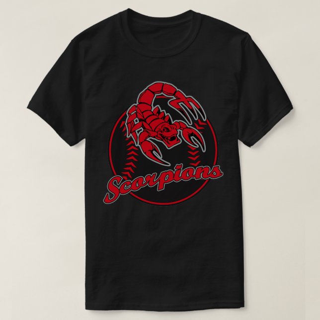 Scorpions Baseball Logo T-Shirt (Design Front)