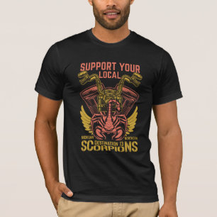 Scorpions Motorcycle Club T-Shirt Design