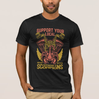 Scorpions Motorcycle Club T-Shirt Design