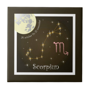 Scorpiun 24 october fin 22 november Fotofliese Tile