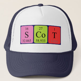 Scot periodic table name hat
