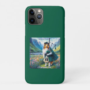 Scotch Collie Serenade – Bagpipes & Tartan Whimsy Case-Mate iPhone Case