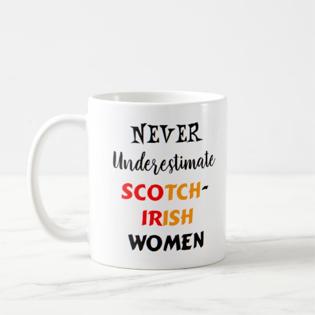 scotch-irish women  coffee mug (Left)