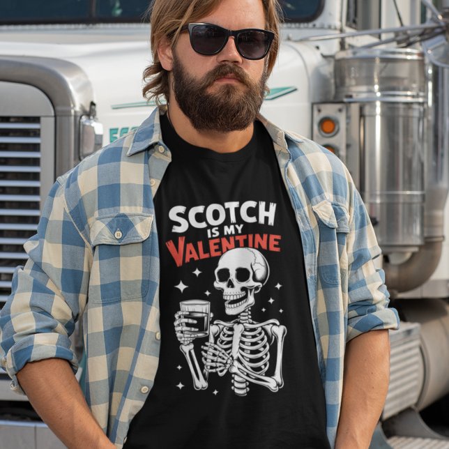 Scotch Is My Valentine Whiskey Lover Tee (Creator Uploaded)