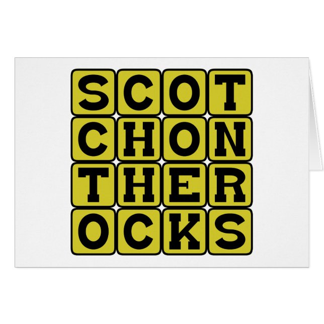 Scotch On The Rocks, Alcohol Drink (Front Horizontal)
