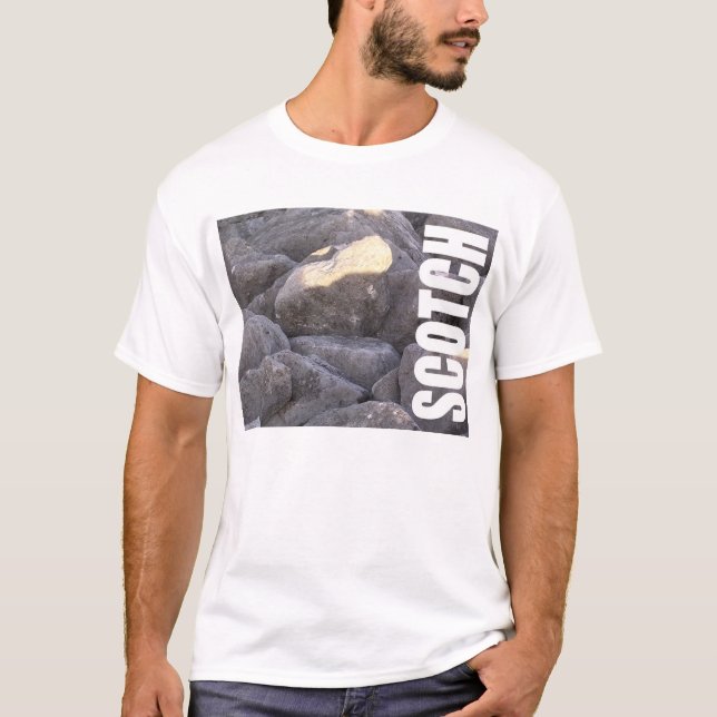 Scotch on The Rocks T-Shirt (Front)