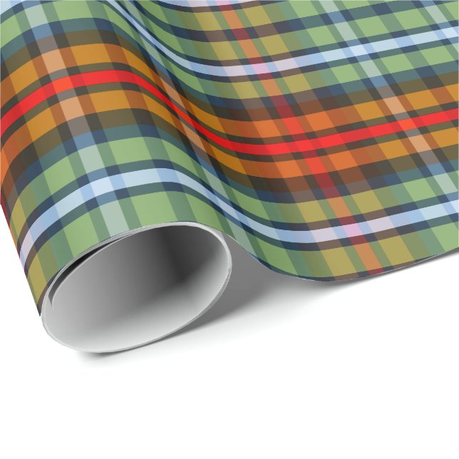 Scotch Plaid Gift Wrap (Roll Corner)