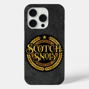 Scotch Snob - funny whiskey drinker iPhone 15 Pro Case