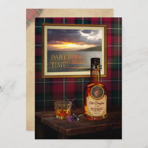 Scotch Whisky Birthday Invitation (customisable)