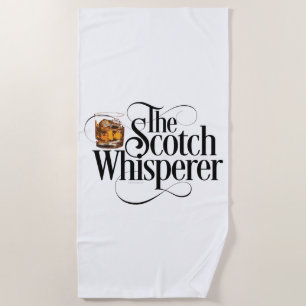 Scotch Whisperer Beach Towel