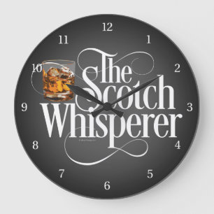 Scotch Whisperer Large Clock