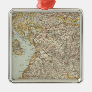 Scotland 12 metal tree decoration