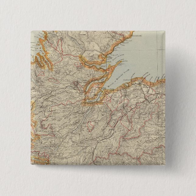 Scotland 13 15 cm square badge (Front)