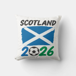 Scotland 2026 Soccer Fan Design / Saltire and Foot Cushion