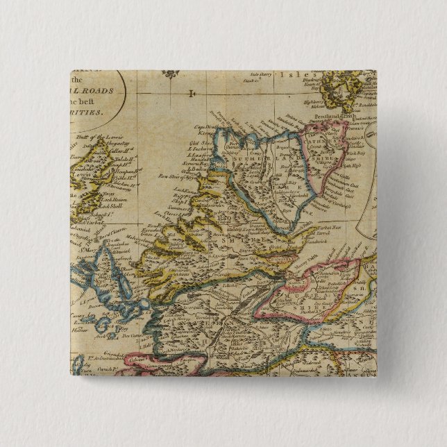 Scotland 22 15 cm square badge (Front)