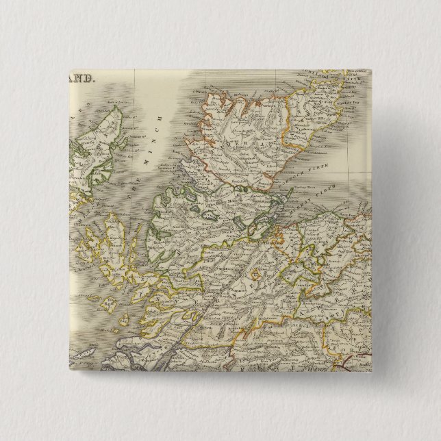 Scotland 24 15 cm square badge (Front)